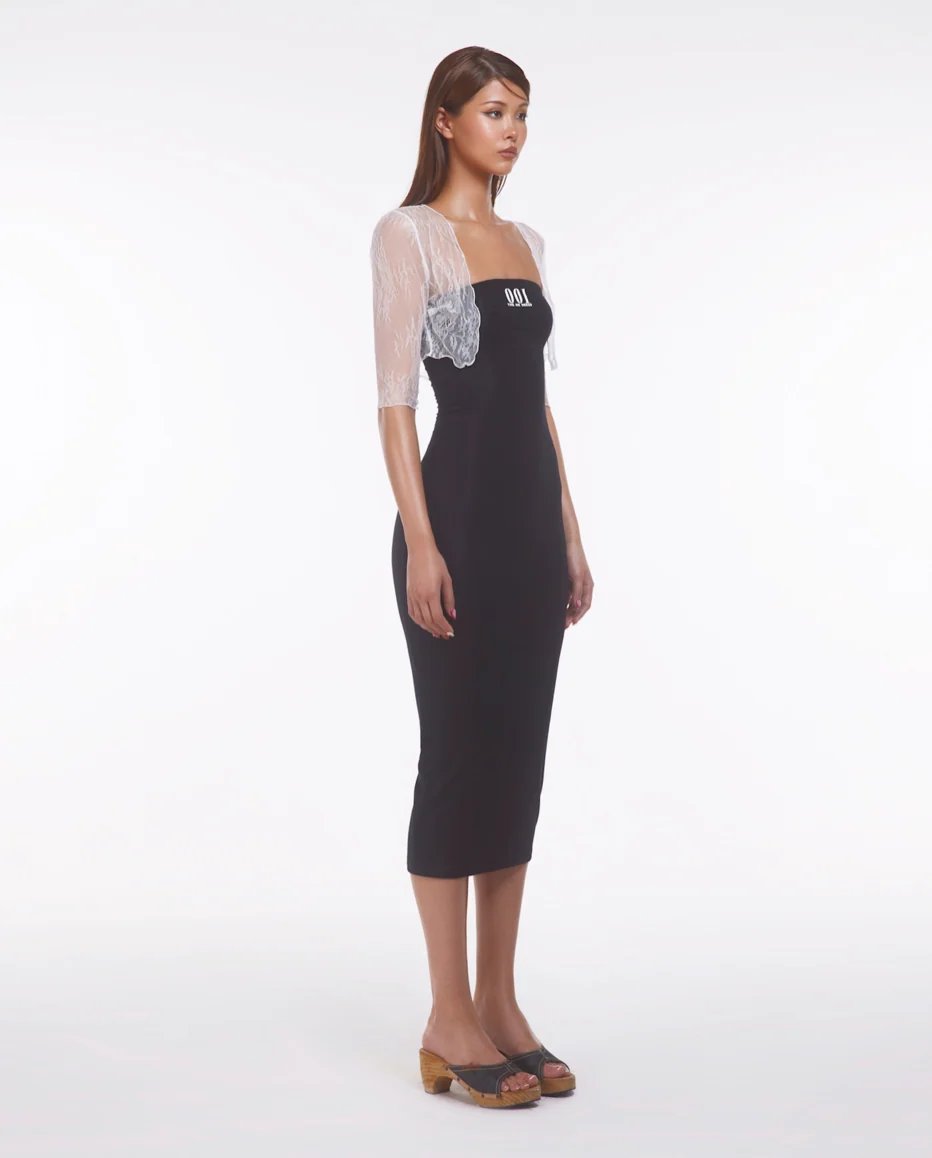 HUELLEYROSE BURN 001 Dress - Black