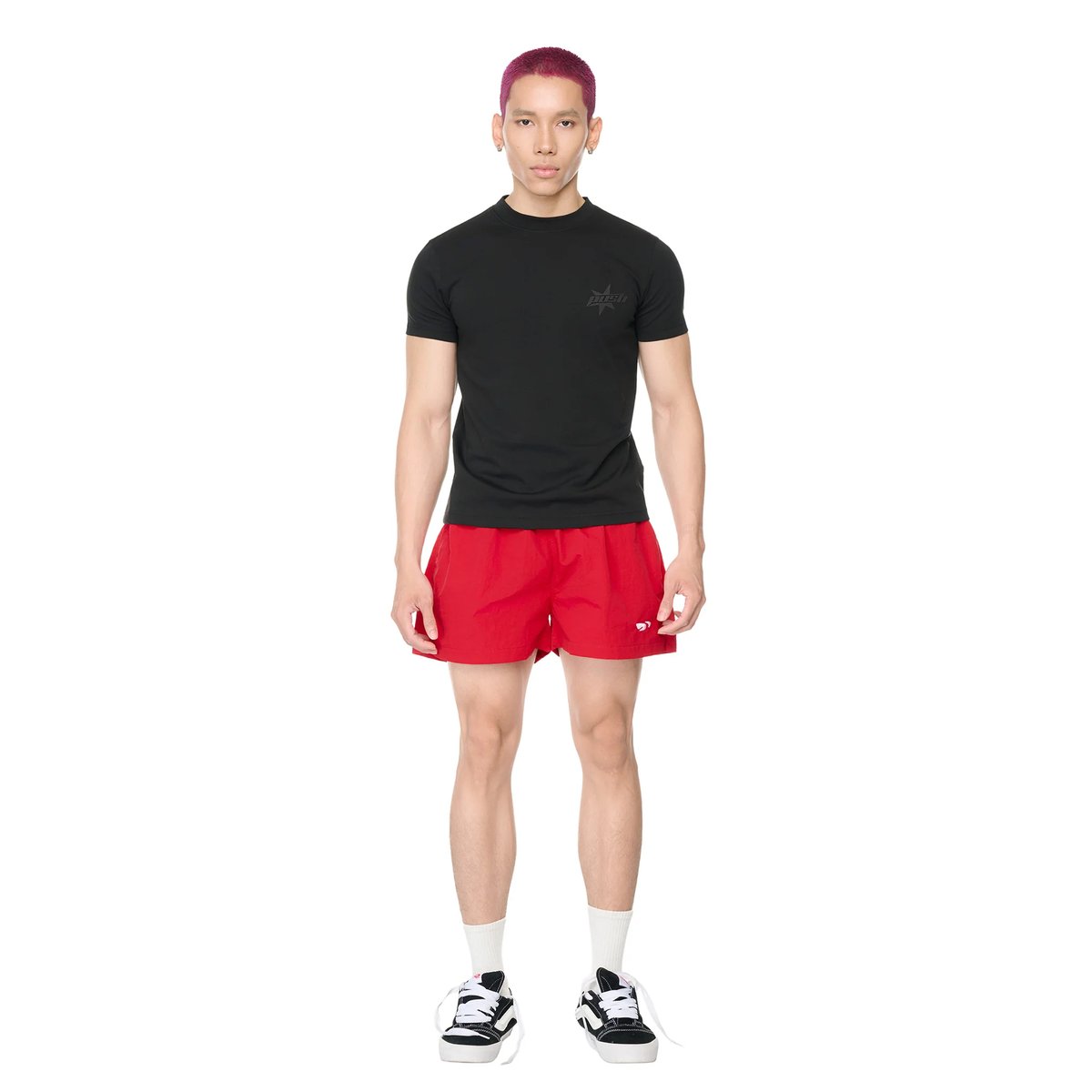 PUSH PUSH PP POP Baggy Wide Leg Shorts