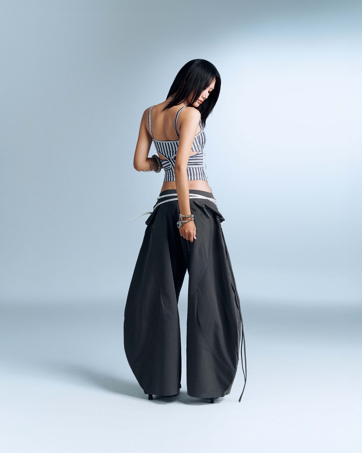 Bunnyhill Salvius Wide-Leg Pants Grey