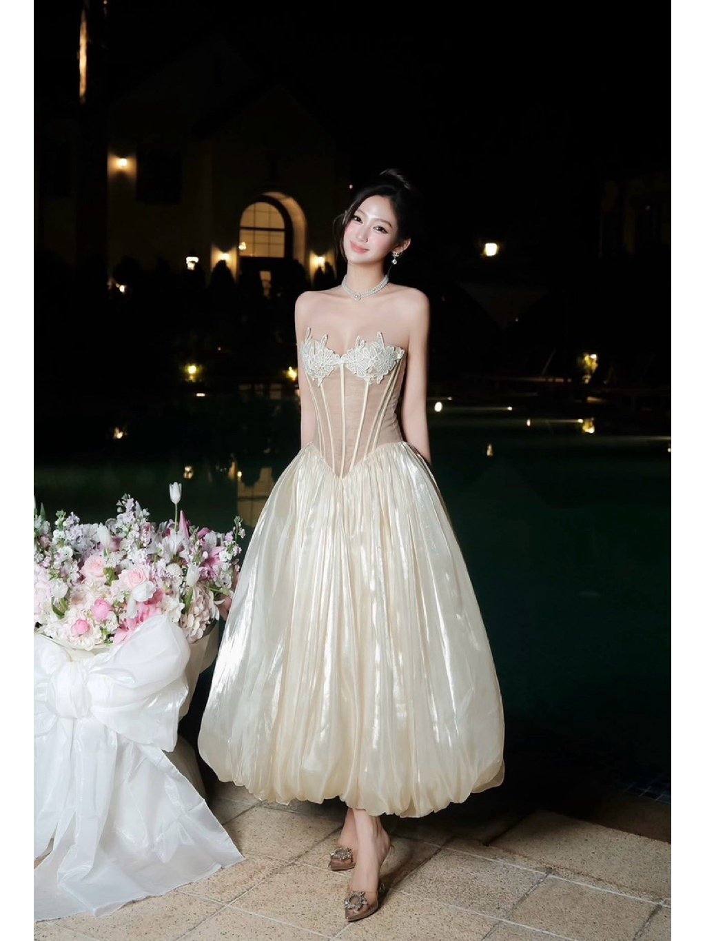 Fara CHOUCHOU Elegant Sweet Dress