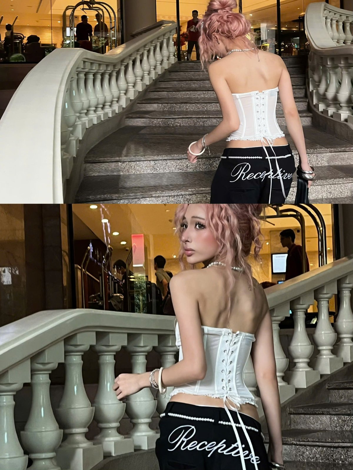 KILLSYSTEM JOYCEE Sexy Sheer Corset Top
