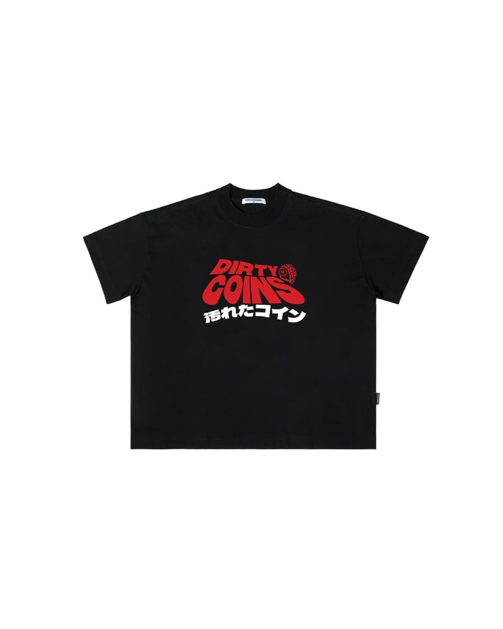 DIRTYCOINS DC Wavy Logo 盒型短袖 T-shirt