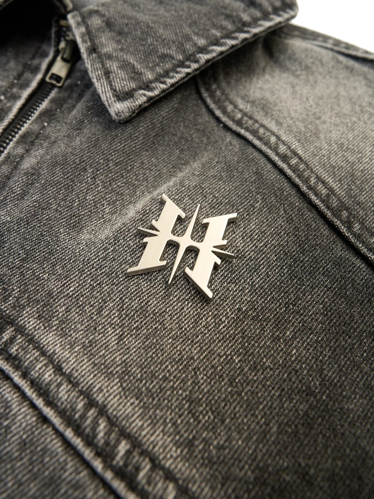 HADES WASHED MATRIX 水洗復古丹寧夾克