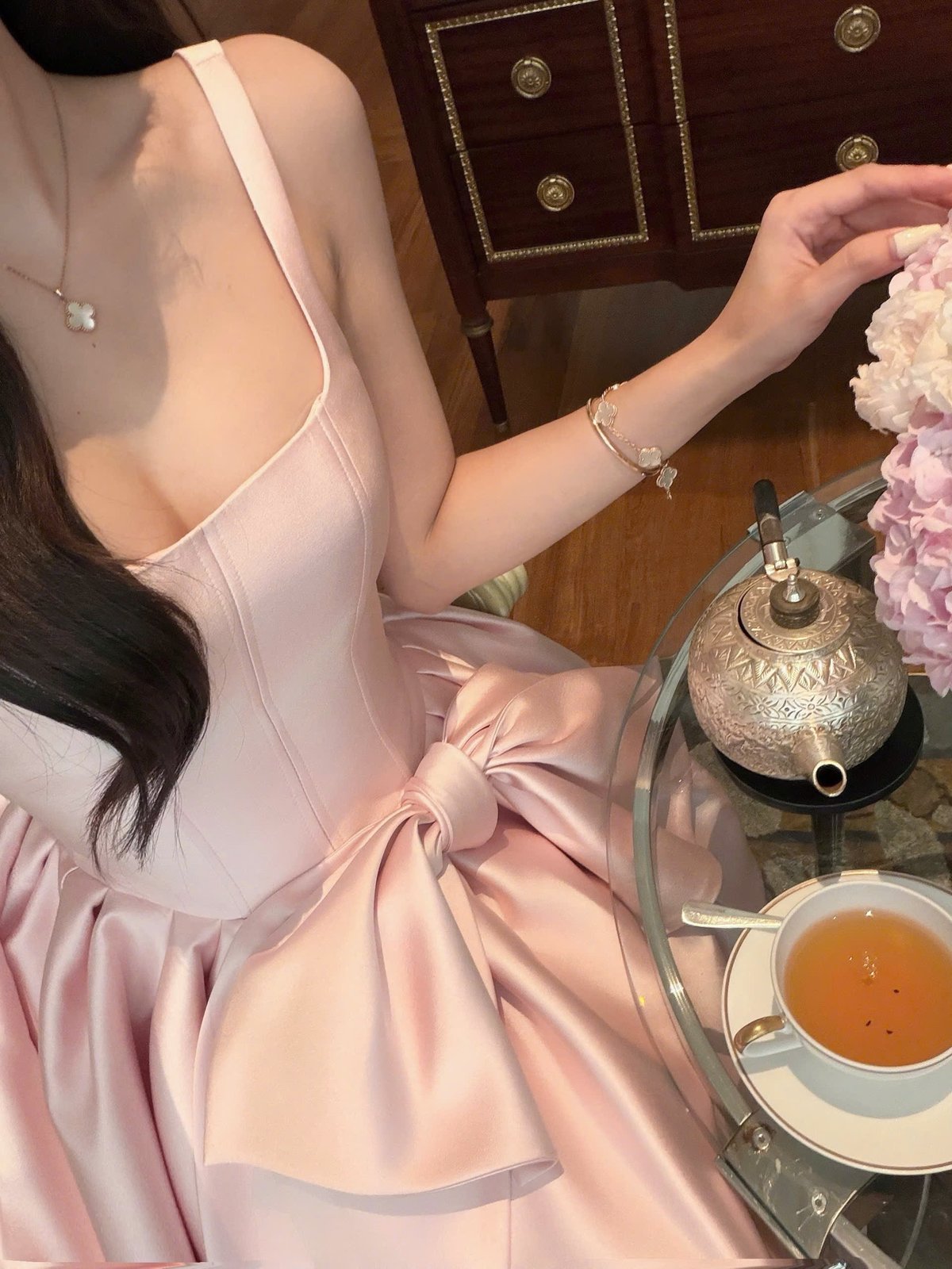 CHOU CHOU Mila Bow 蝴蝶結連身裙