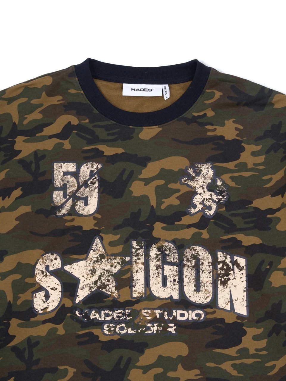 HADES Trooper Camo 長袖印花 T-shirt