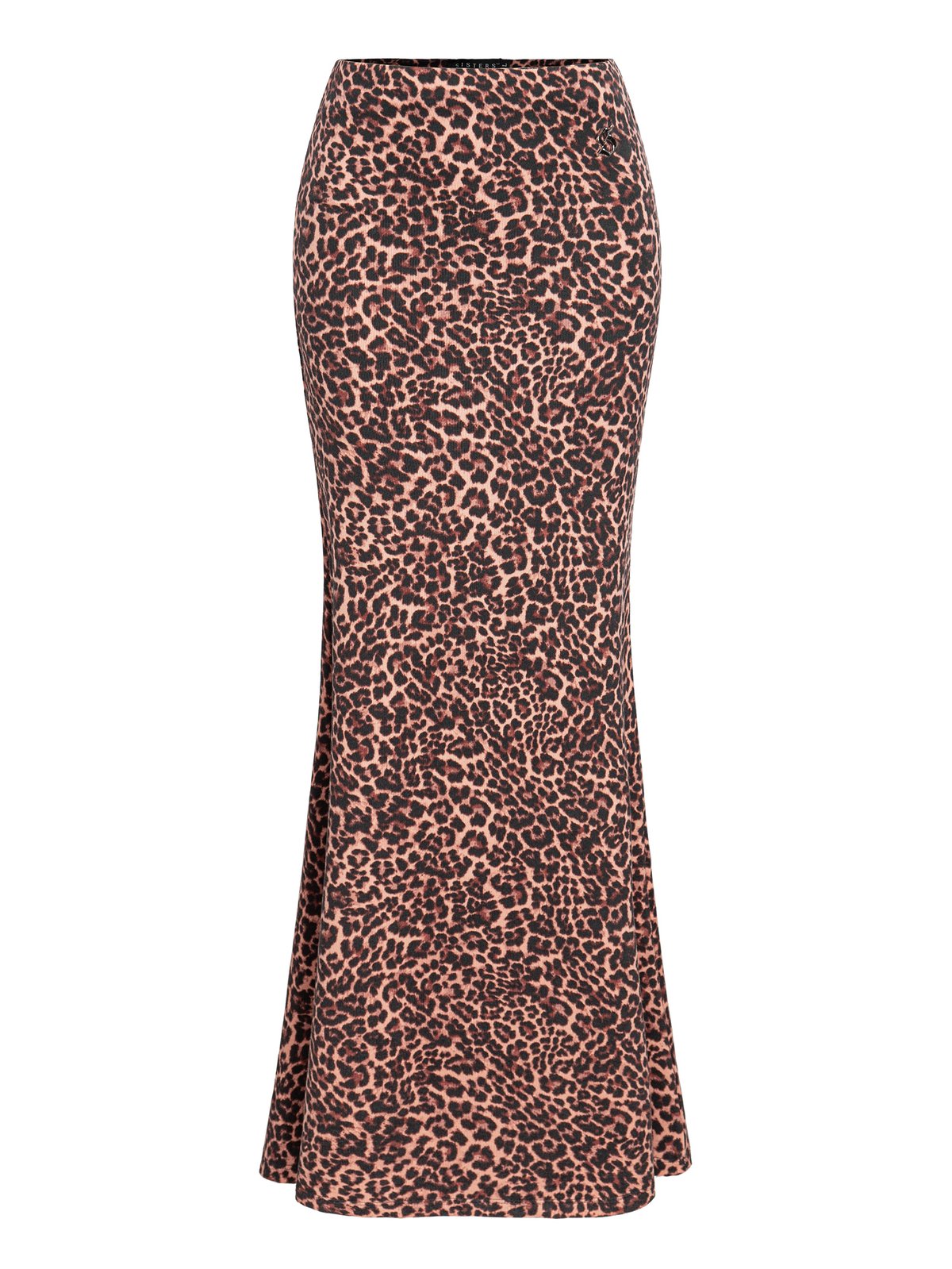 SISTERS Leopard Print Maxi Mermaid Skirt