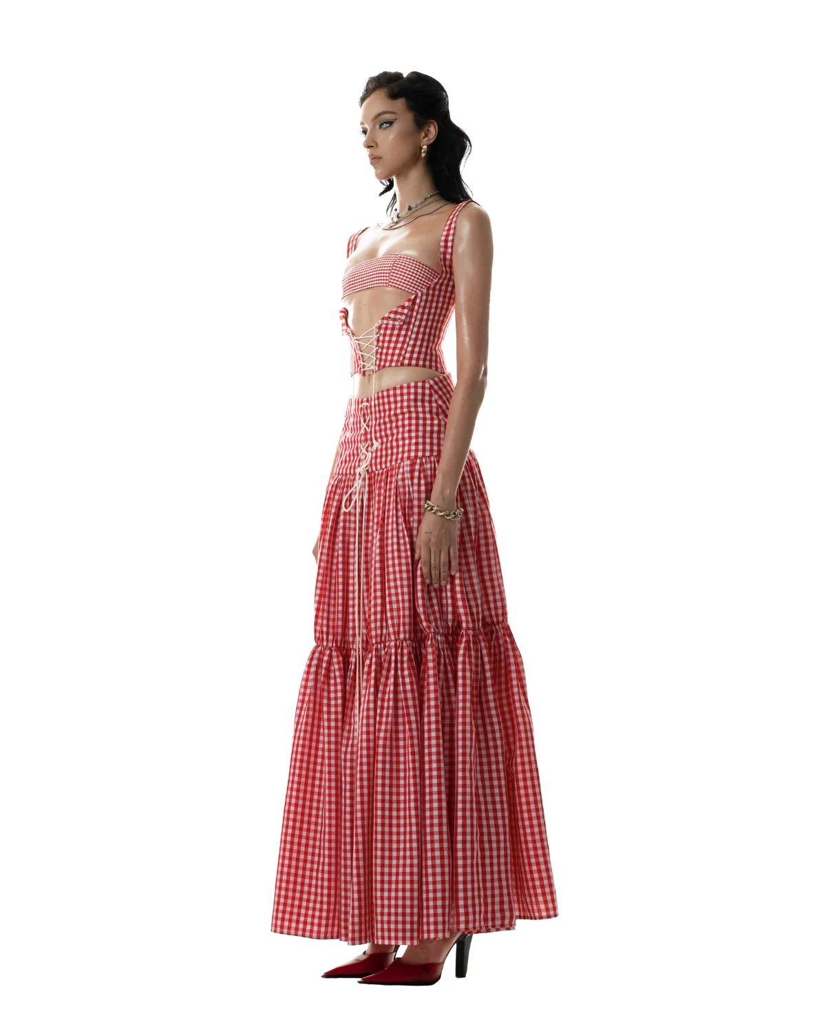HUELLEYROSE Monica Mesh Corset
