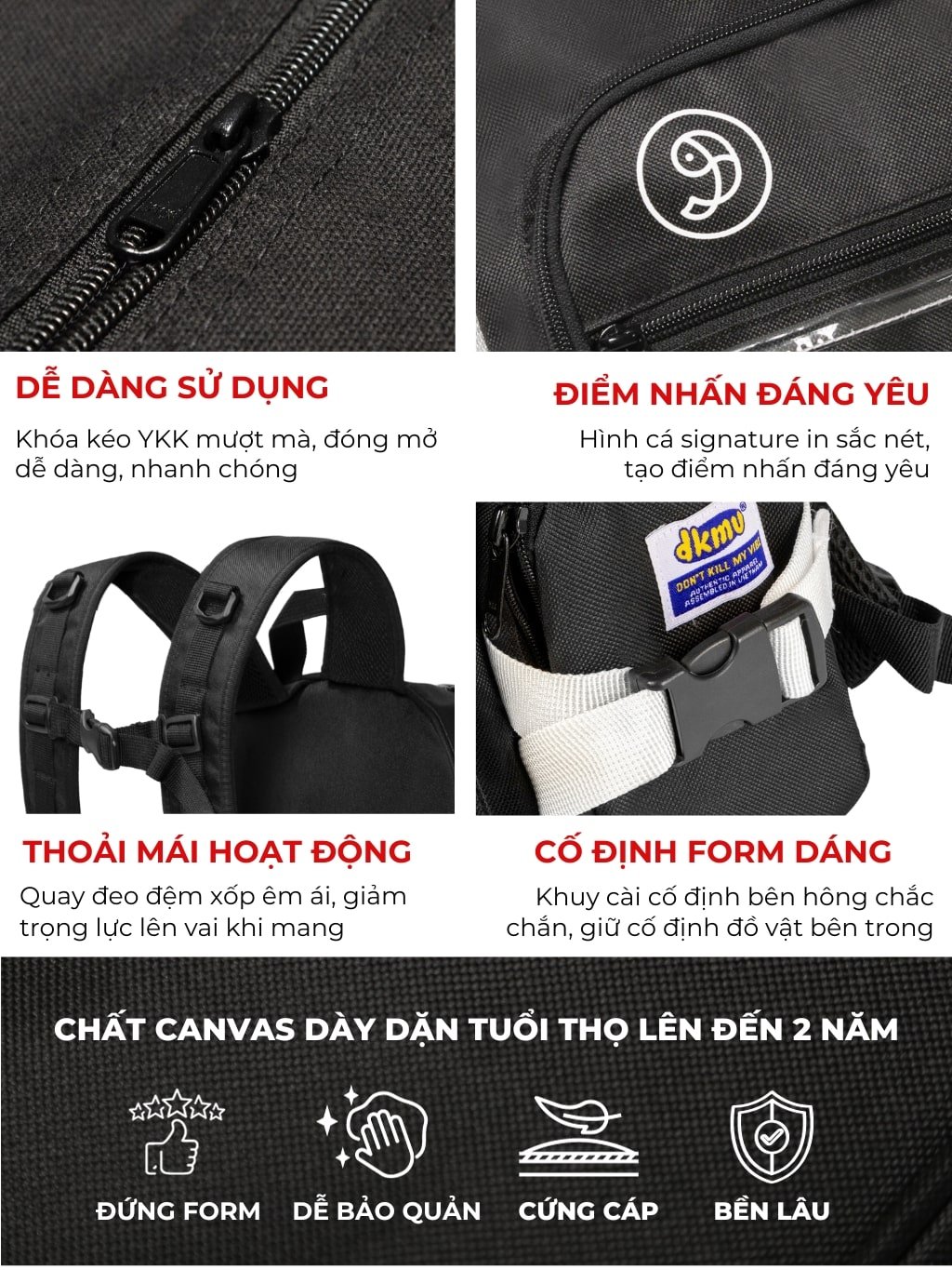 DKMV Plastic Logo Backpack