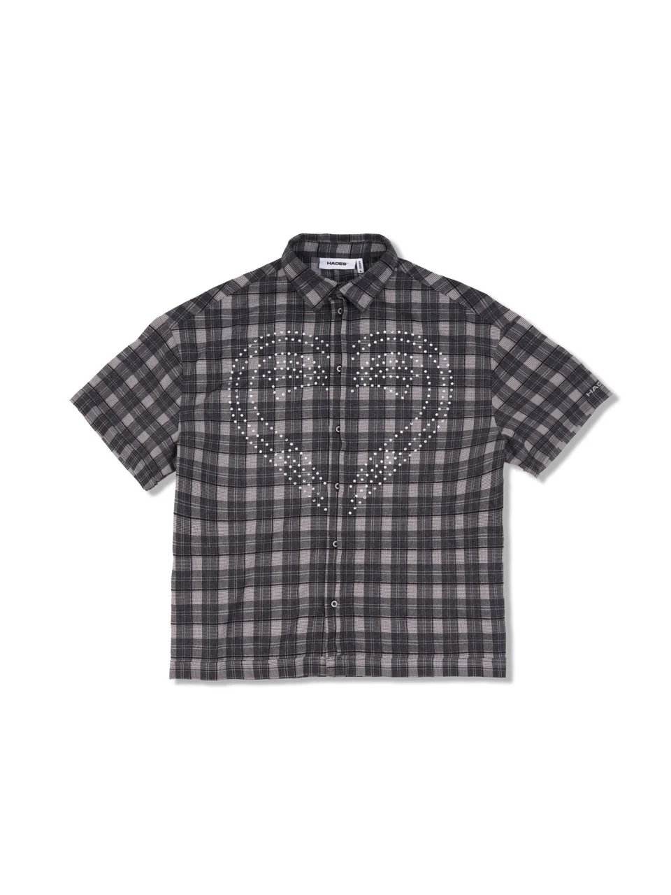 HADES Heartlock Checkered Short Sleeve Shirt