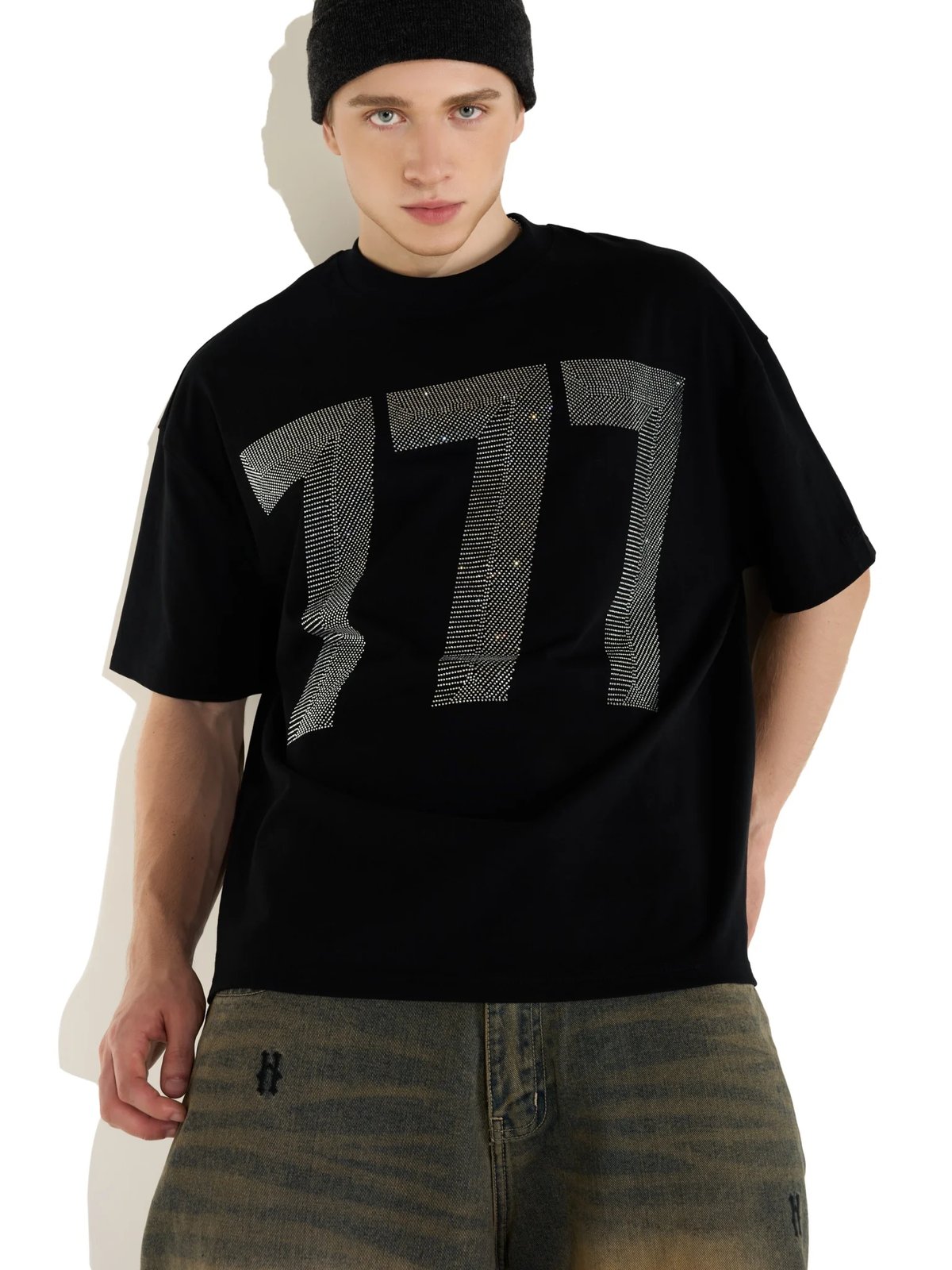 HADES Triumph Tee 777 Rhinestone Graphic T-Shirt