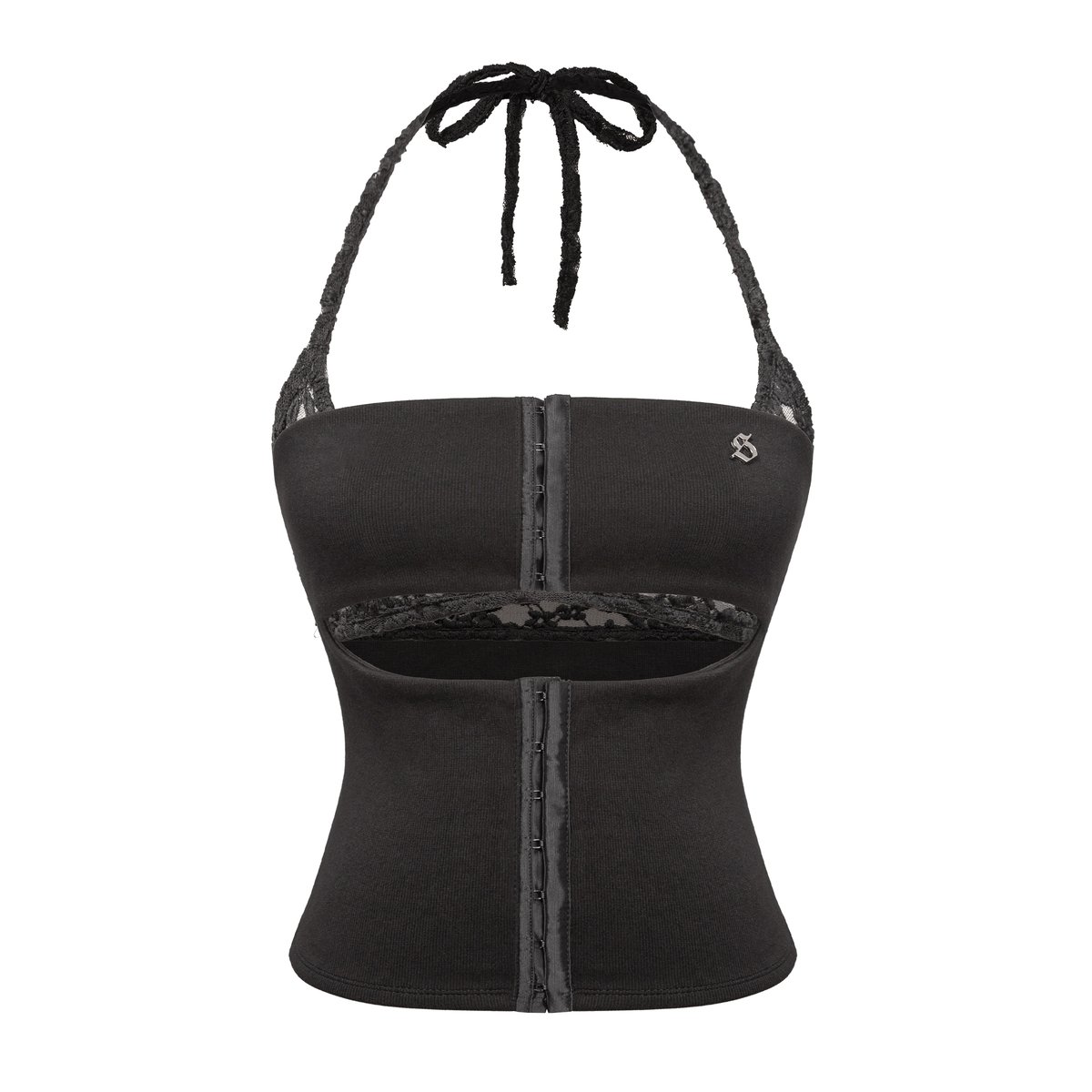 SISTERS Cossi Sexy Lace Halter Bra and Tube Top Corset Set