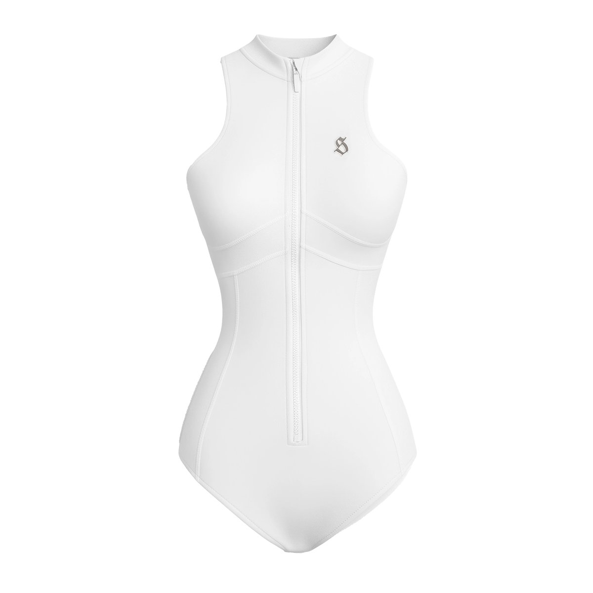 SISTERS Athena High Neck Zip-up Bodysuit