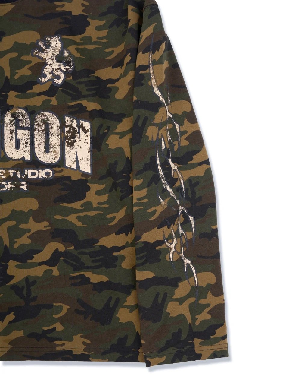 HADES Trooper Camo 長袖印花 T-shirt