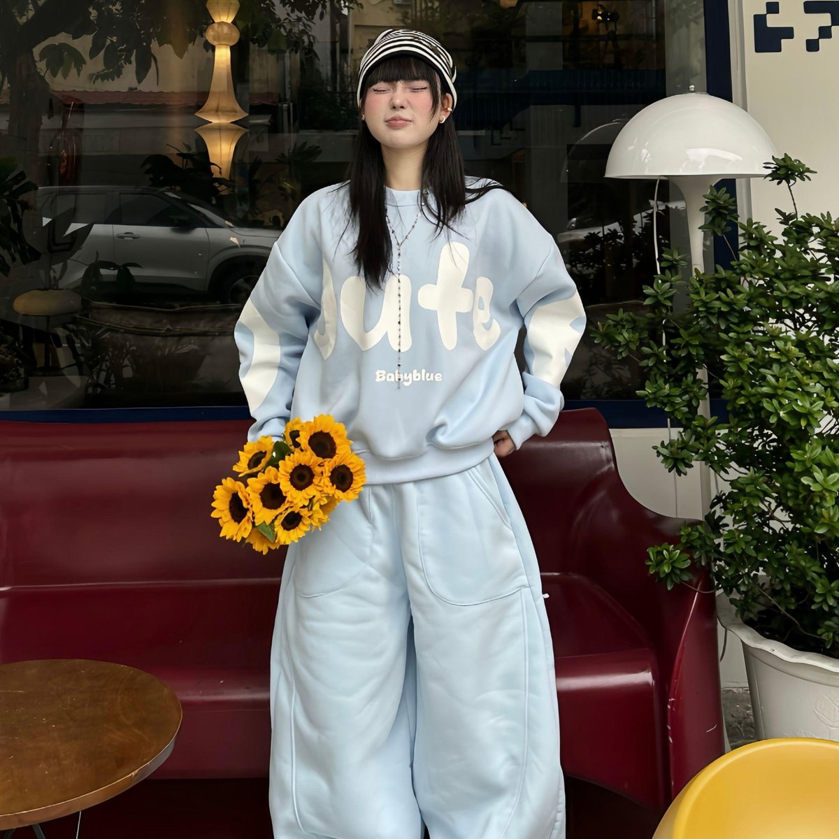OUTERITY OEOE 系列 寬鬆印花毛衣