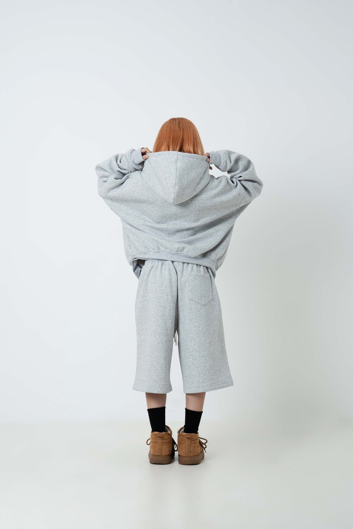 DIRTYCOINS Logo Patched Baggy Sweatshorts