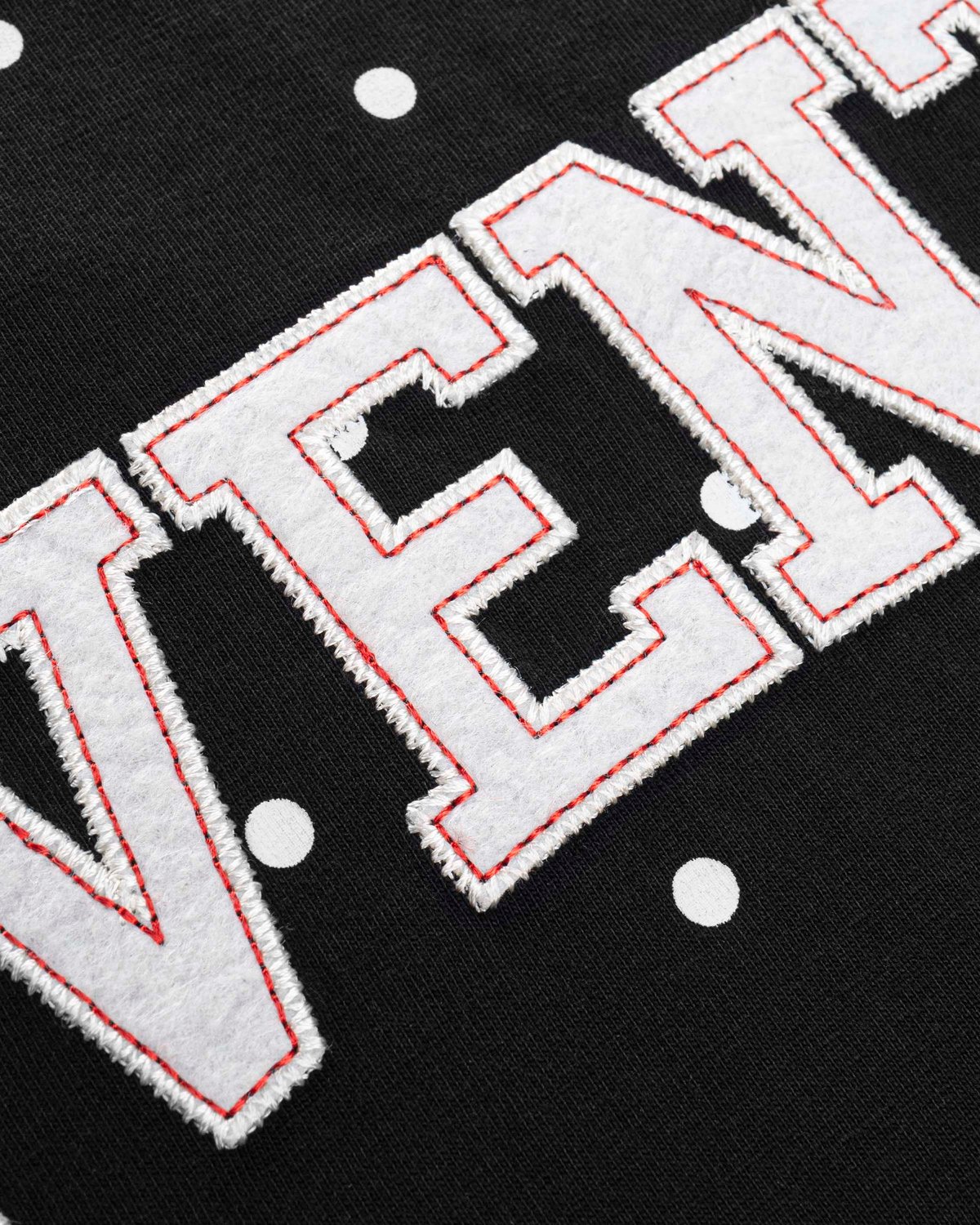 Levents® Seasonal Polkadot Semi-Oversized Tee - Black