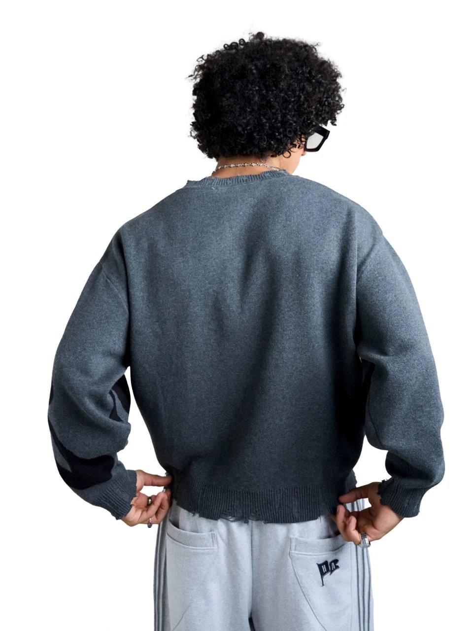 HADES Rebel Knit Sweater - Grey