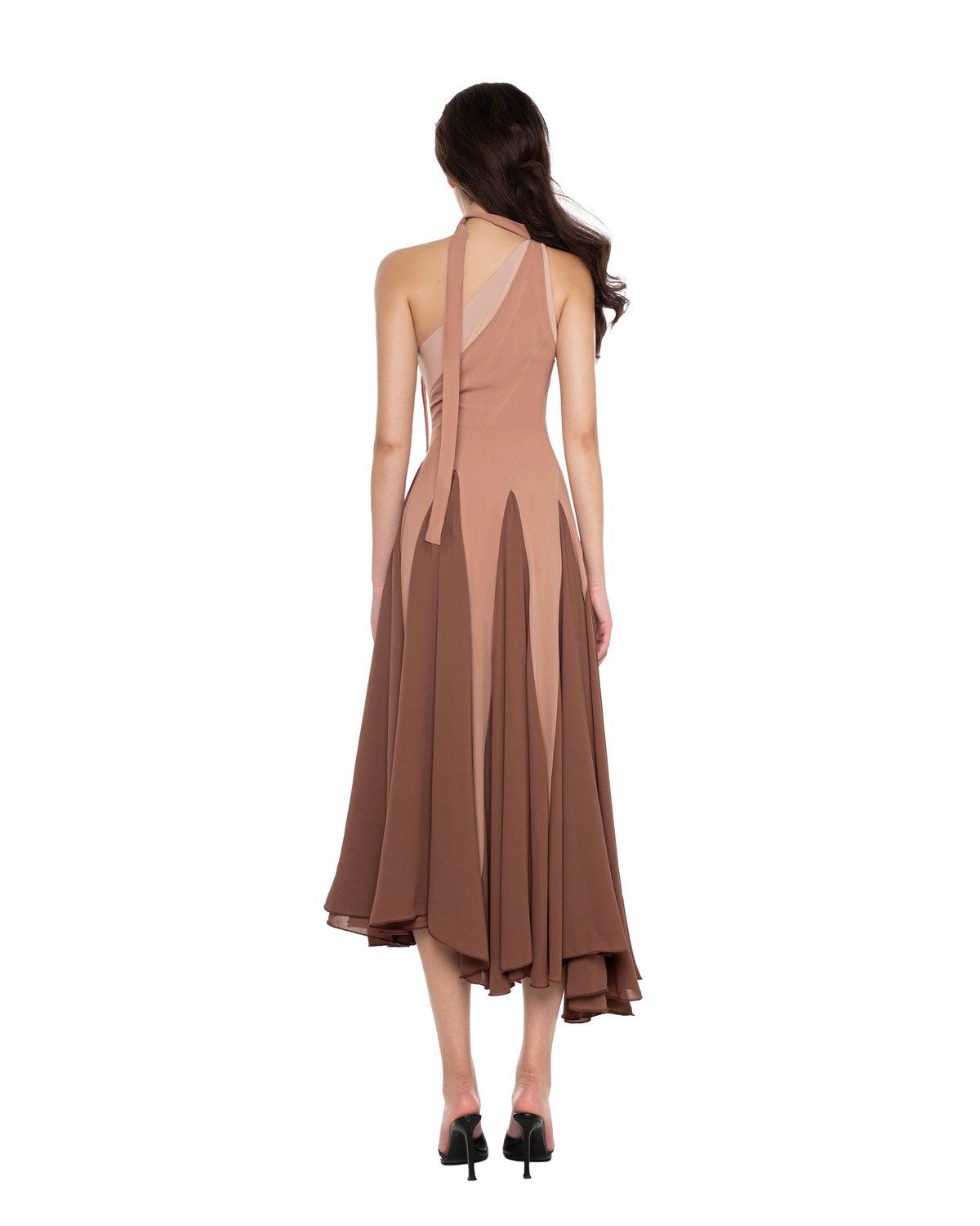 HUELLEYROSE Belle Dress with Flower Pin