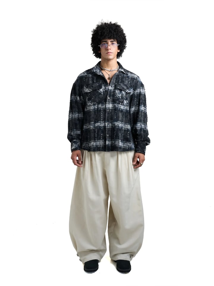 HADES Refinement Washed Flannel Shirt