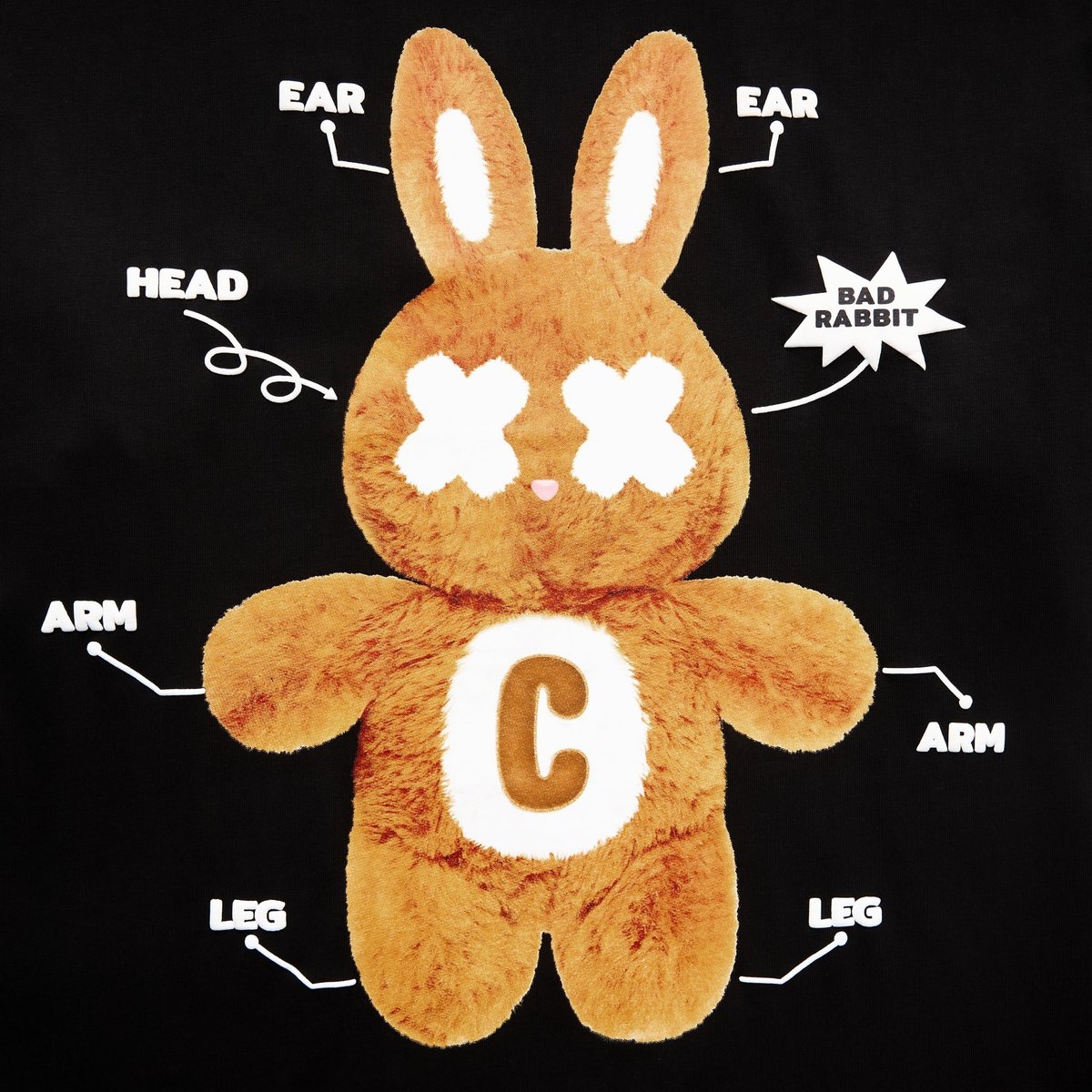 BAD RABBIT Single Rabbit Regular Tee