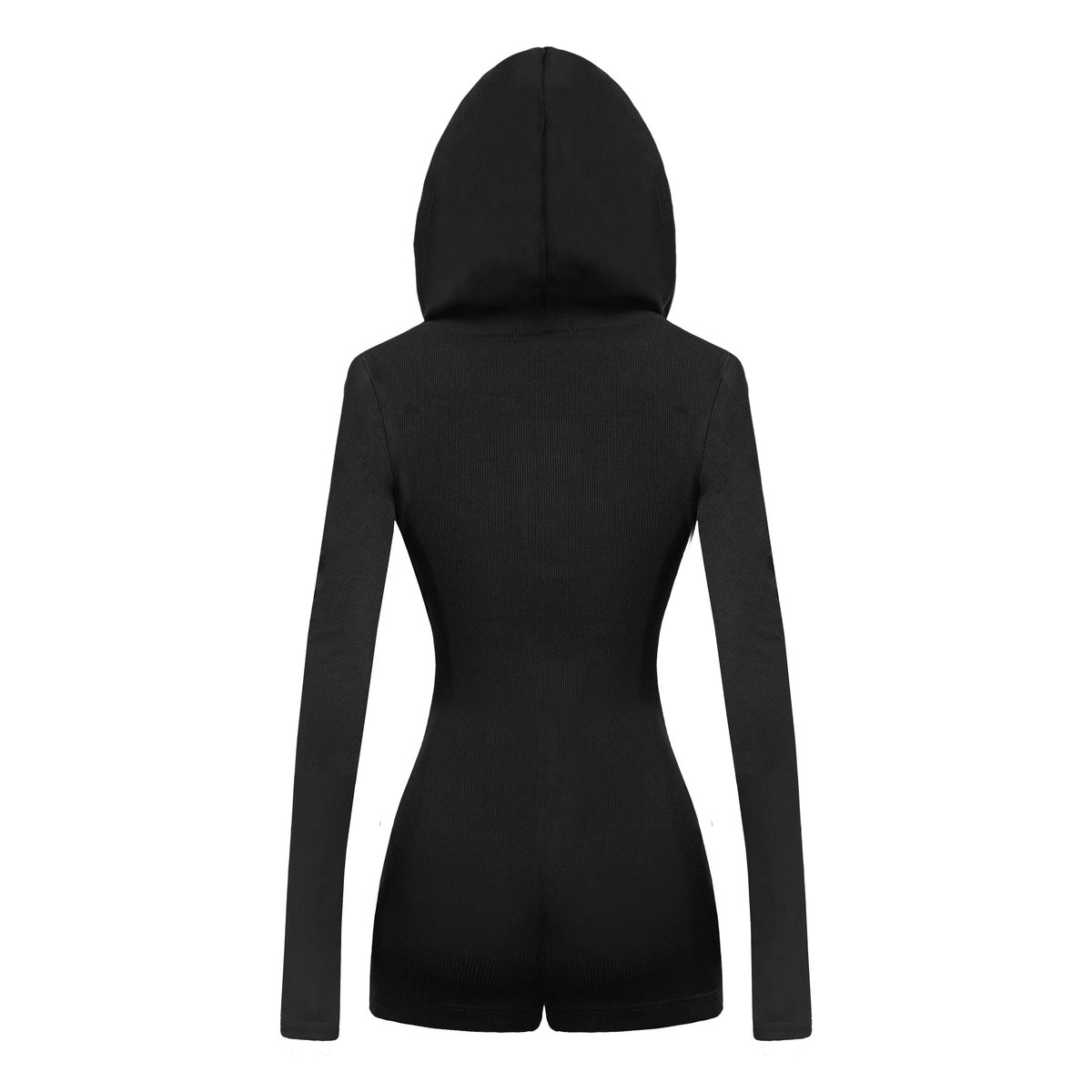SISTERS Rishi Hooded Long Sleeve Bodycon Romper