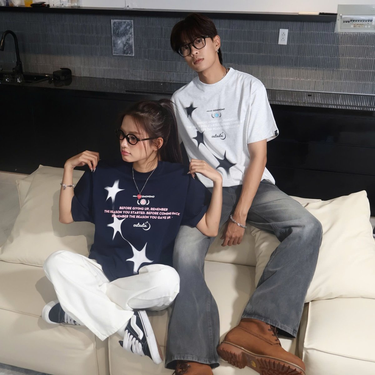 OUTERITY Glow Boxy 版型 短袖 T-shirt