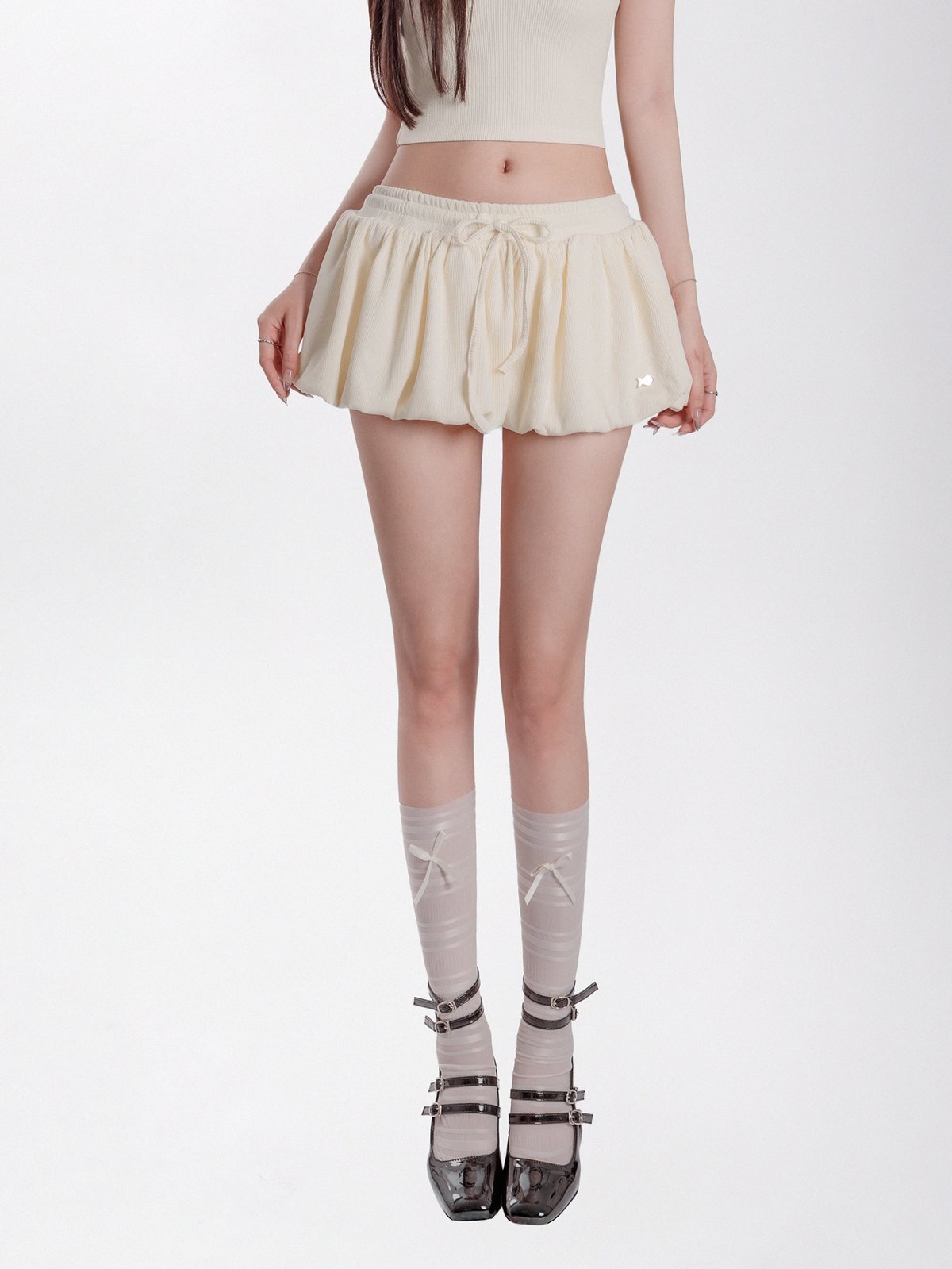 DKMV Gwyneth Set Halter Top and Bubble Skirt Set