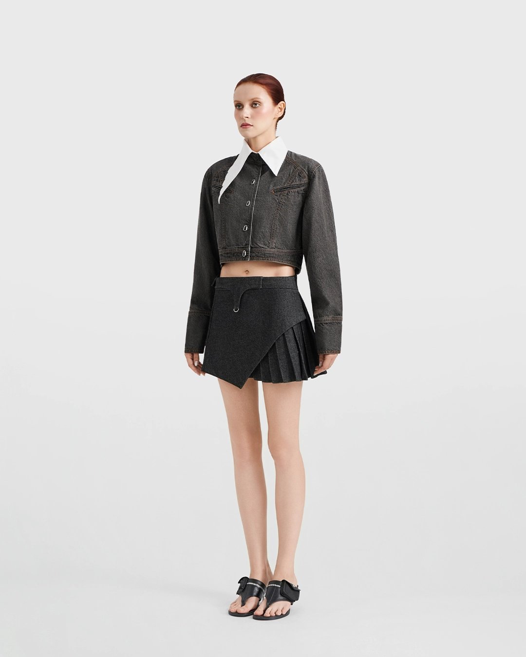 DEAR JOSÉ THE RAVEN Denim Mini Skirt