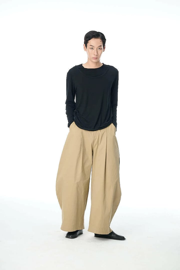 PUSH PUSH Khaki Wide Leg Pants Low Waist