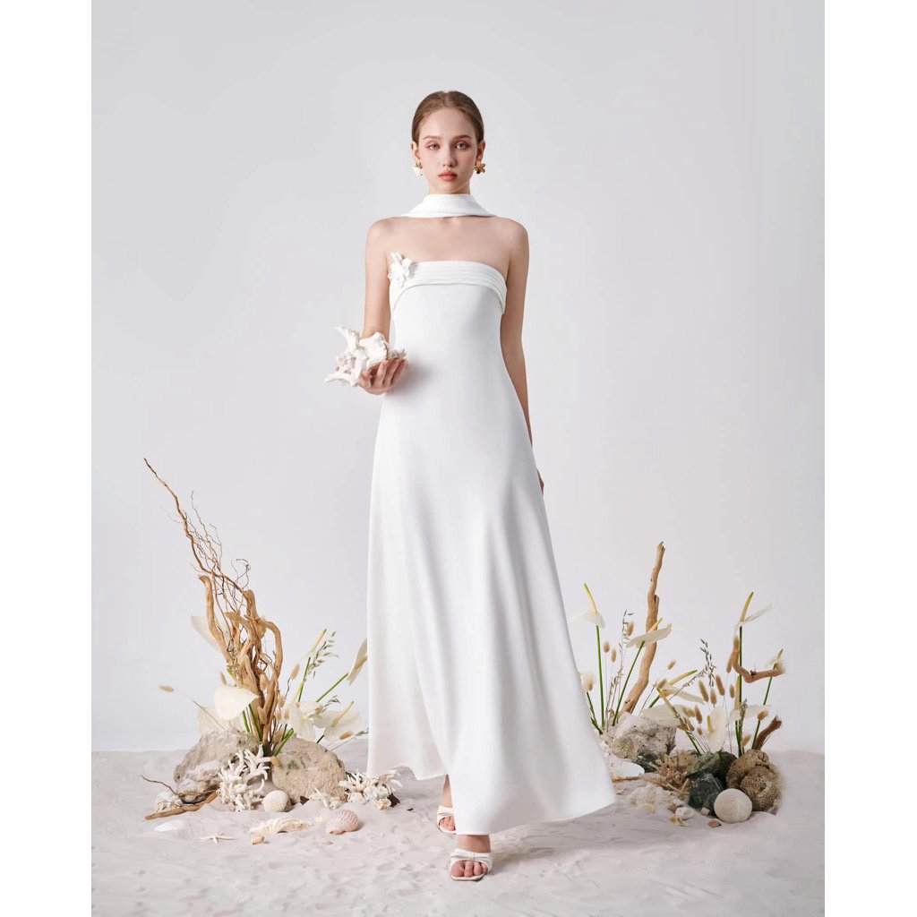 Late Summer Canvas Dress - REDBEAN