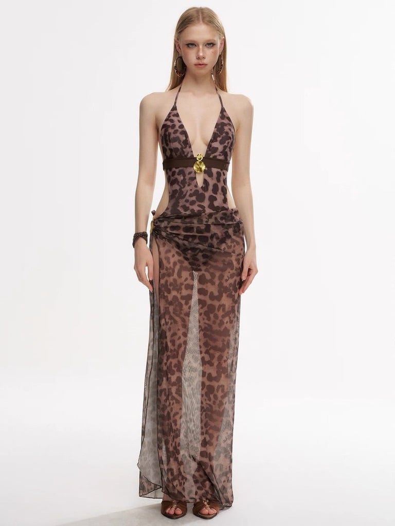 Pinkup Leopard Print Cut-out Set