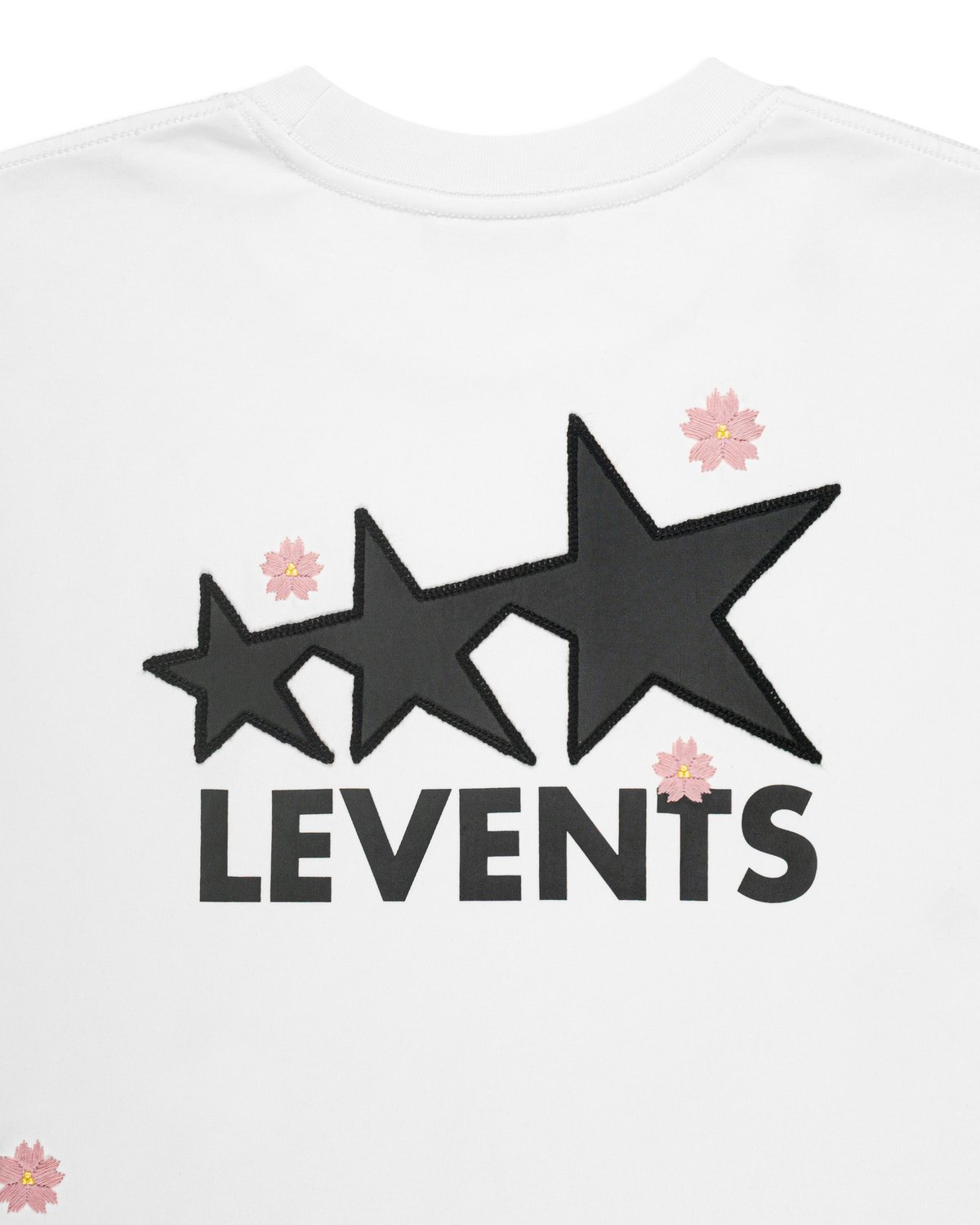 Levents® Sakura 重磅長袖 Boxy T-shirt 櫻花刺繡 寬鬆版型