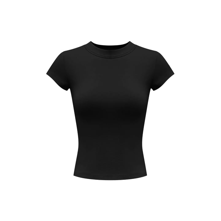 KILL SYSTEM Baby Tee Slim Fit Cotton Short Sleeve T-Shirt