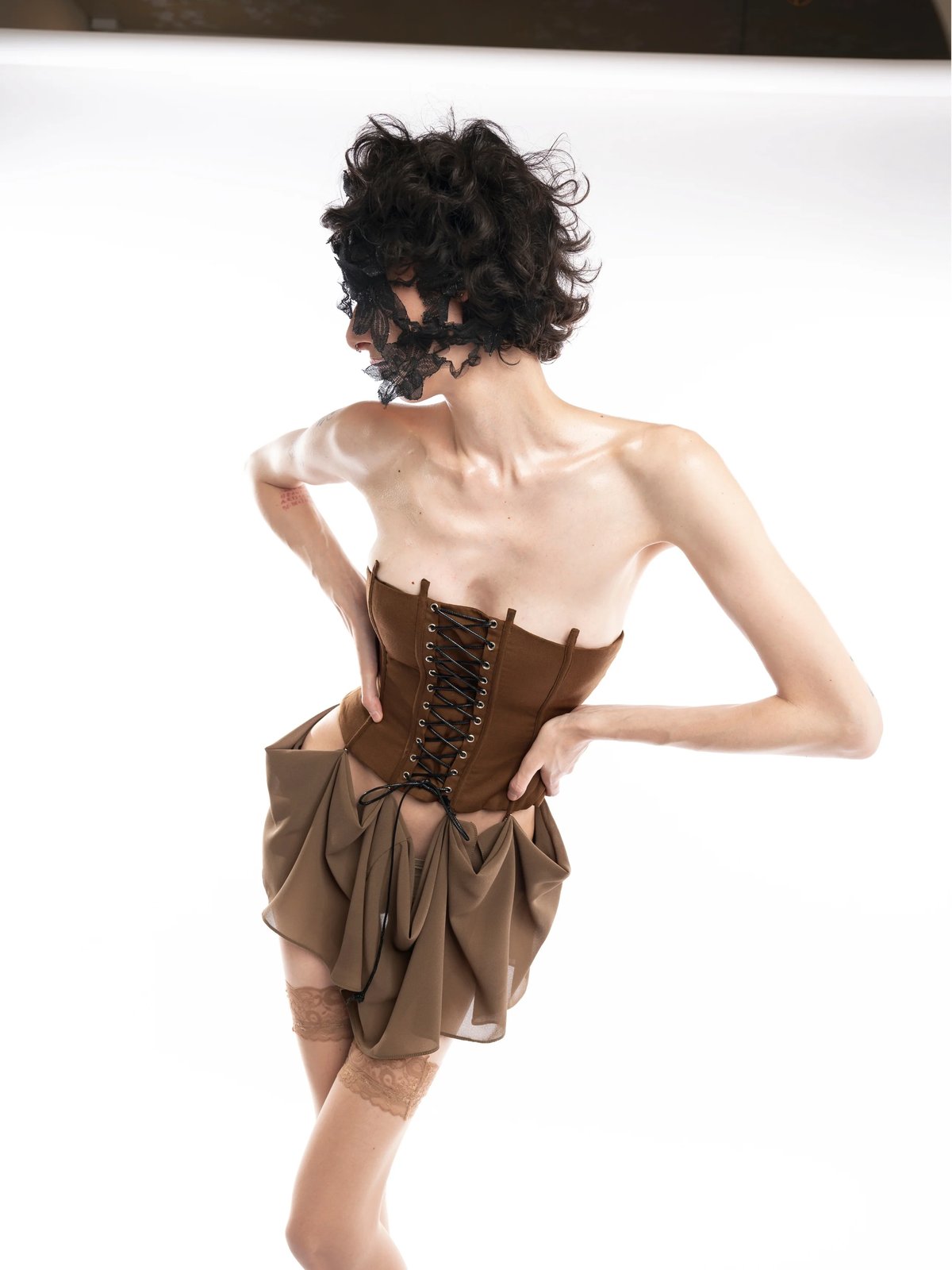 HUELLEYROSE Sienna Dress - Brown