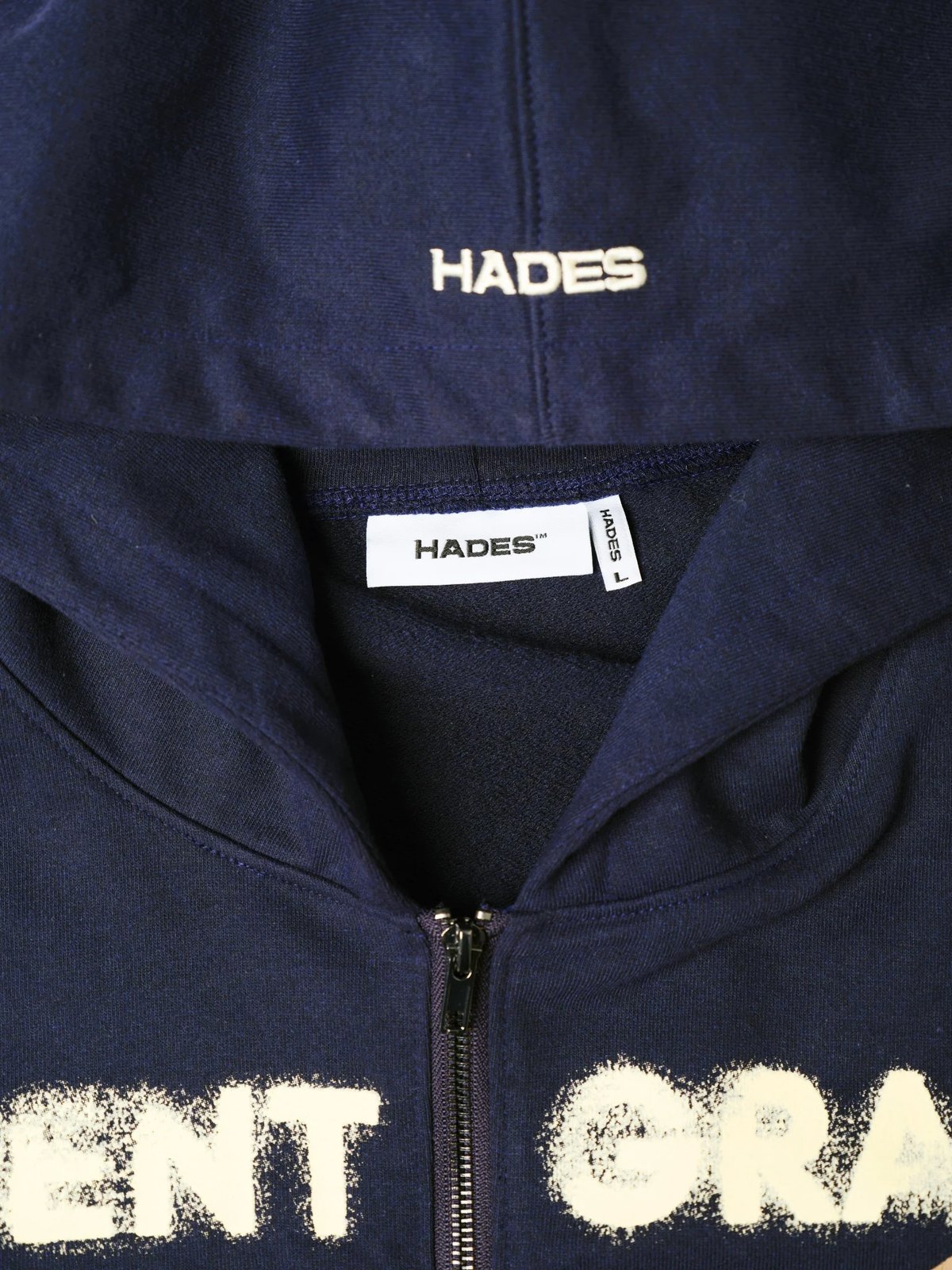 HADES HEAVENS CALL Zip-up Hoodie - Blue Navy