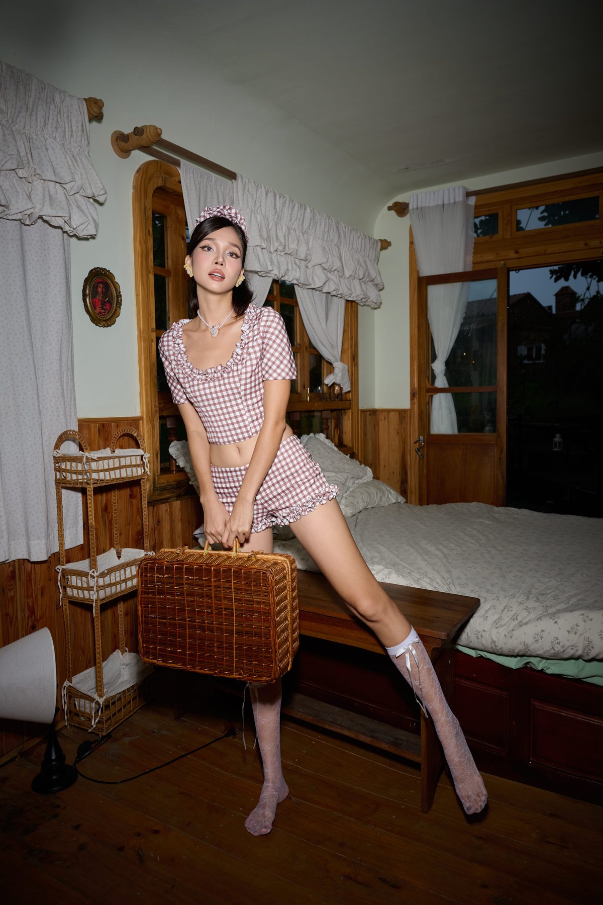 DUUSTU Mocha kiss Cookie Top and Short Set