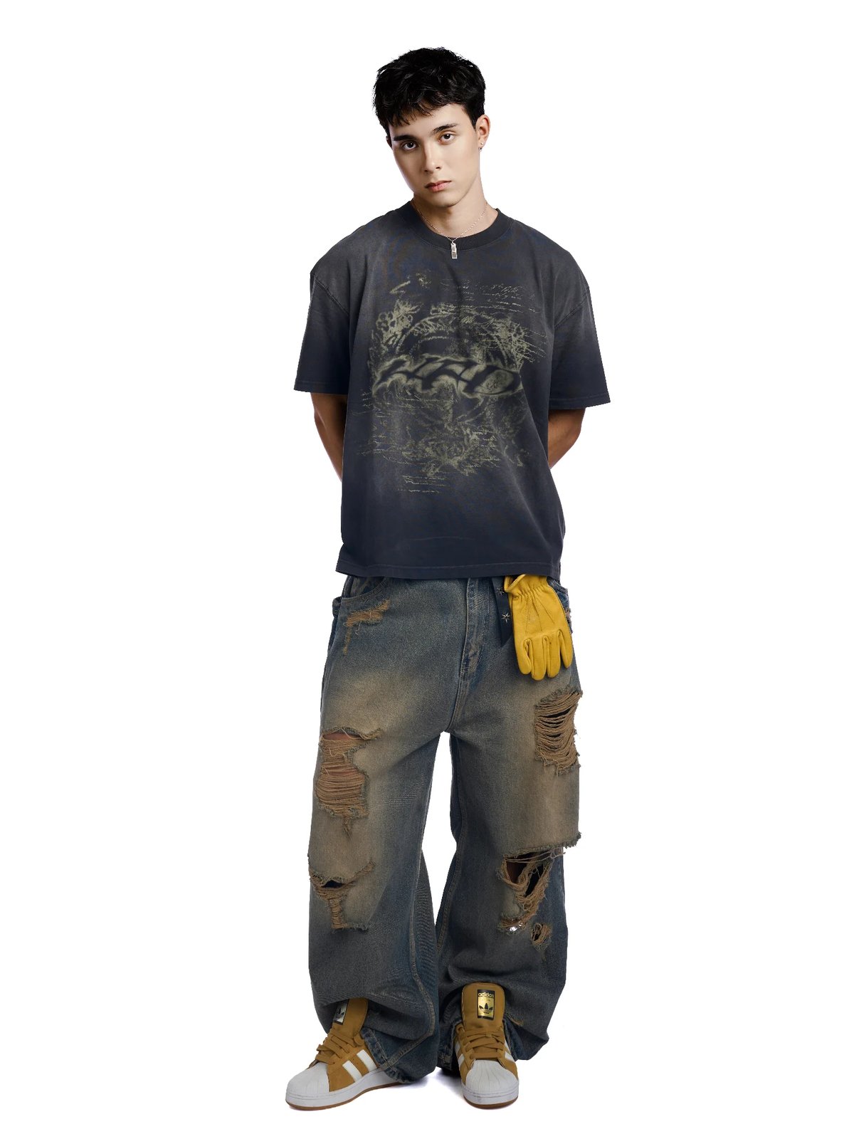 HADES Grunge Riot Denim Pants
