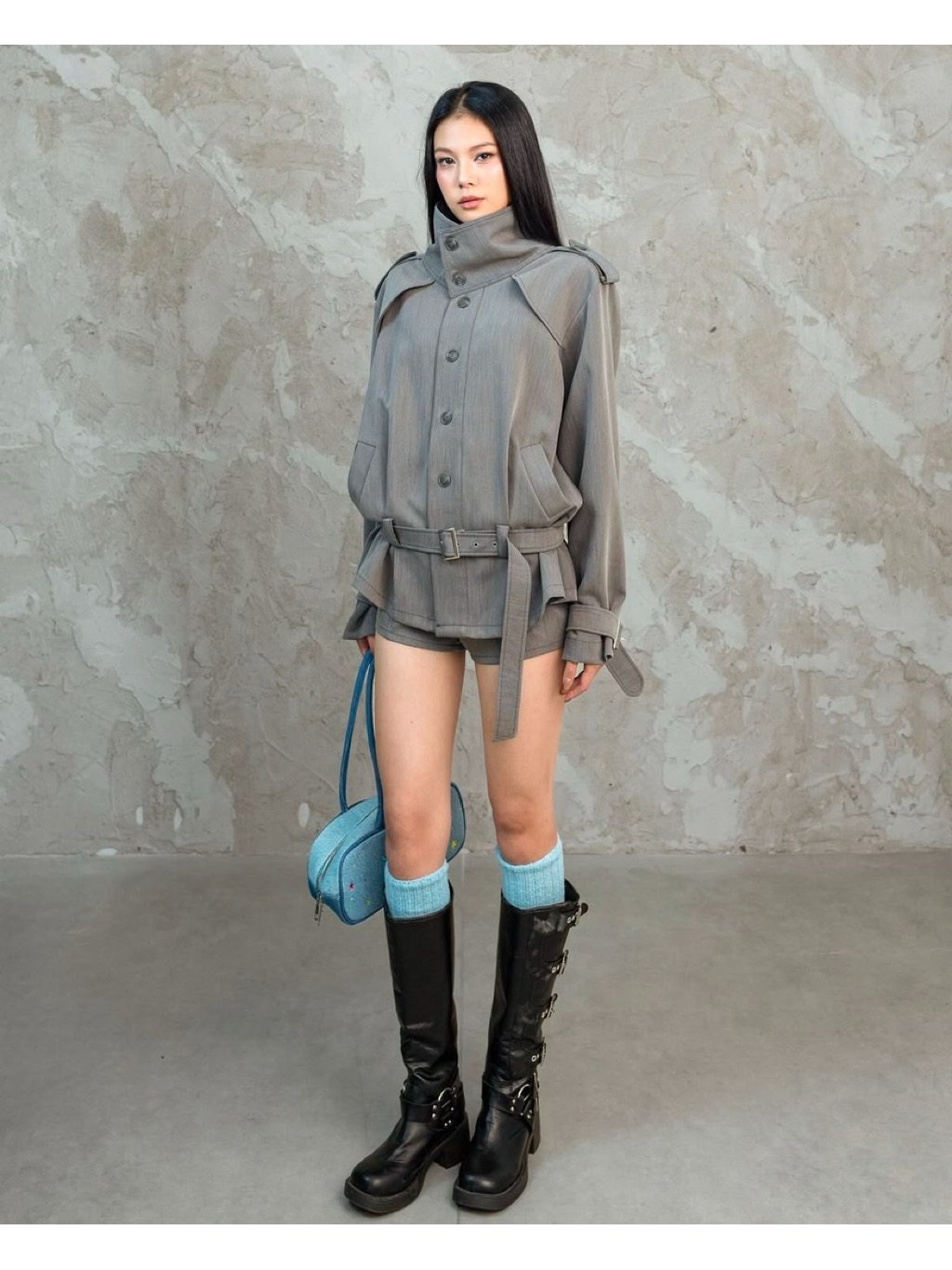 CERA.FAS PAIR TRENCH SET 風衣套裝