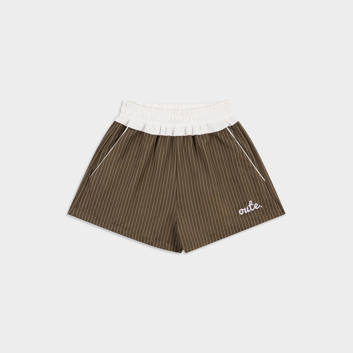 OUTERITY Kate 條紋高腰短褲
