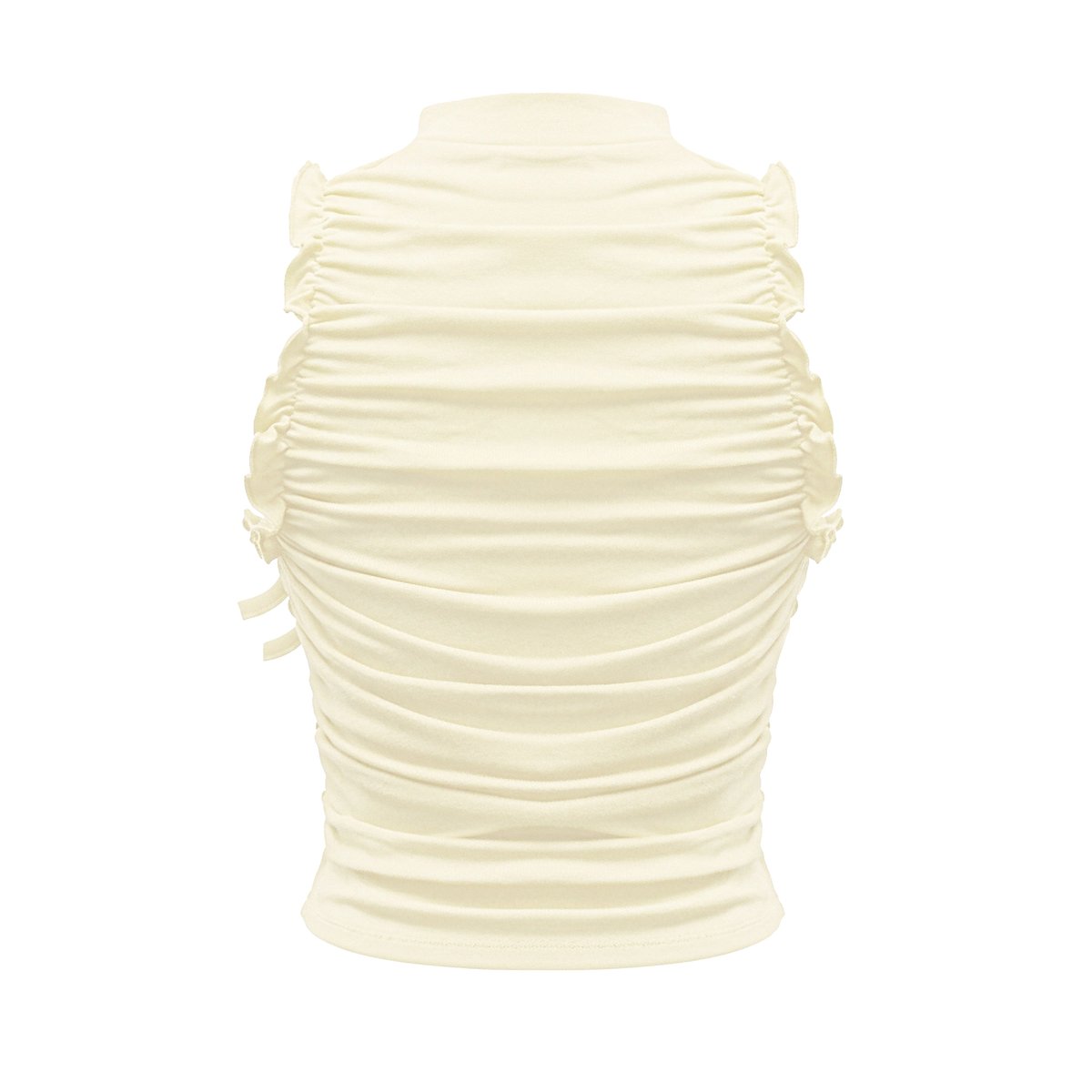 DKMV Kansai High Neck Sleeveless Top - Yellow