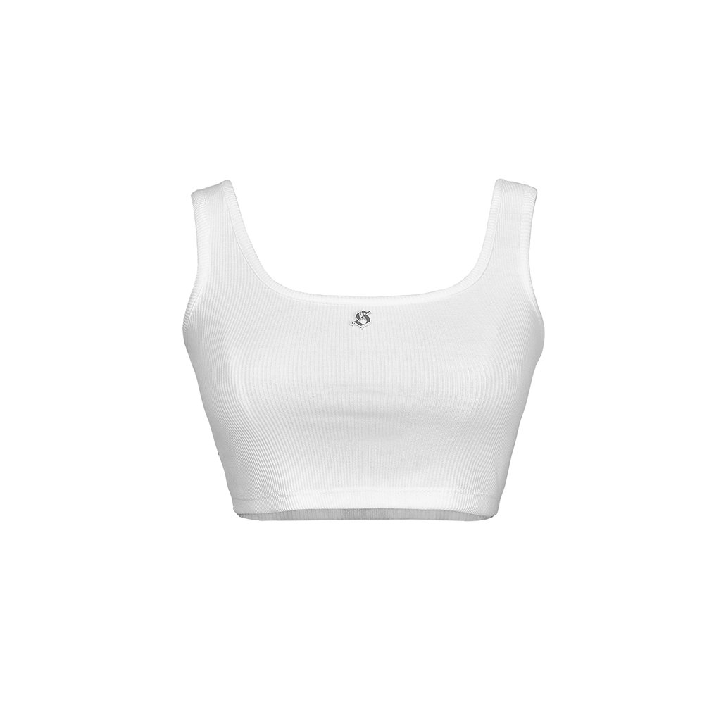 SISTERS Lendi Wide Strap Ribbed Croptop
