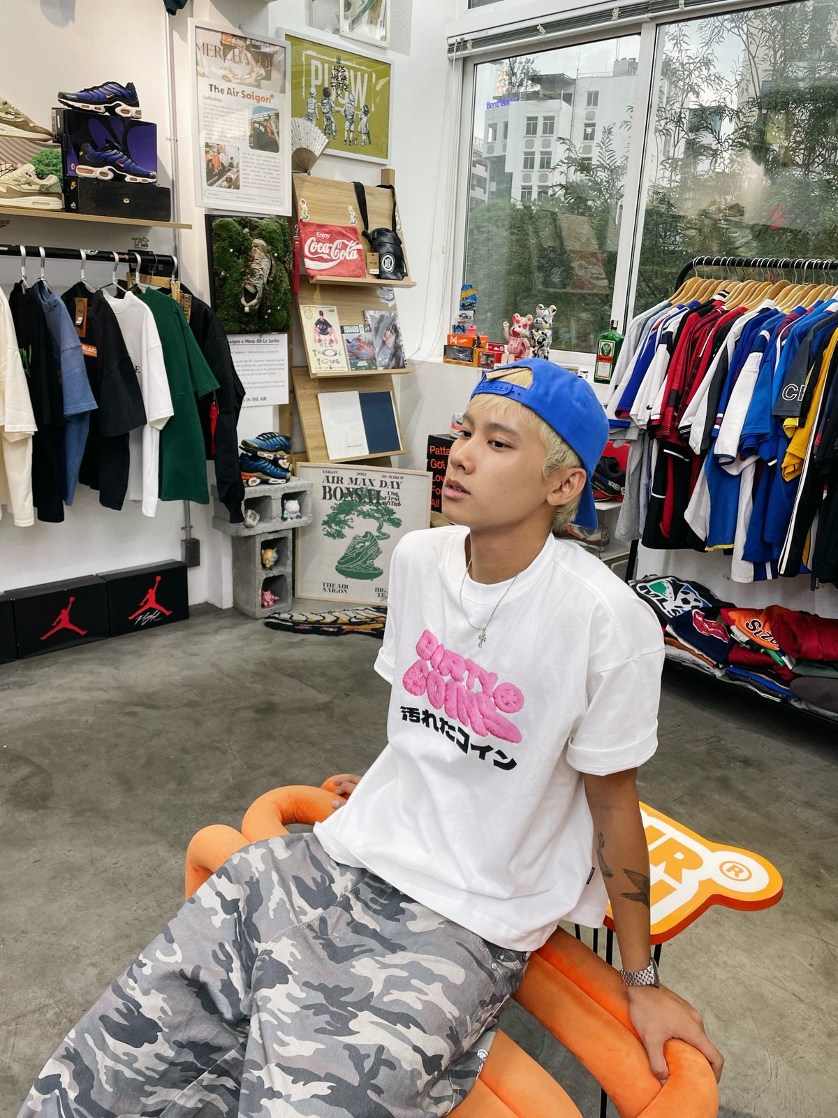 DIRTYCOINS Dico Fluffy Wavy Logo T-shirt