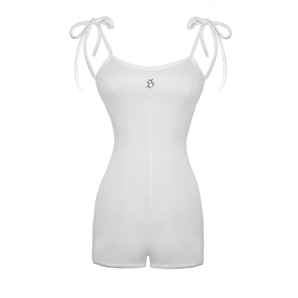 SISTERS Joella Backless Spaghetti Strap Romper