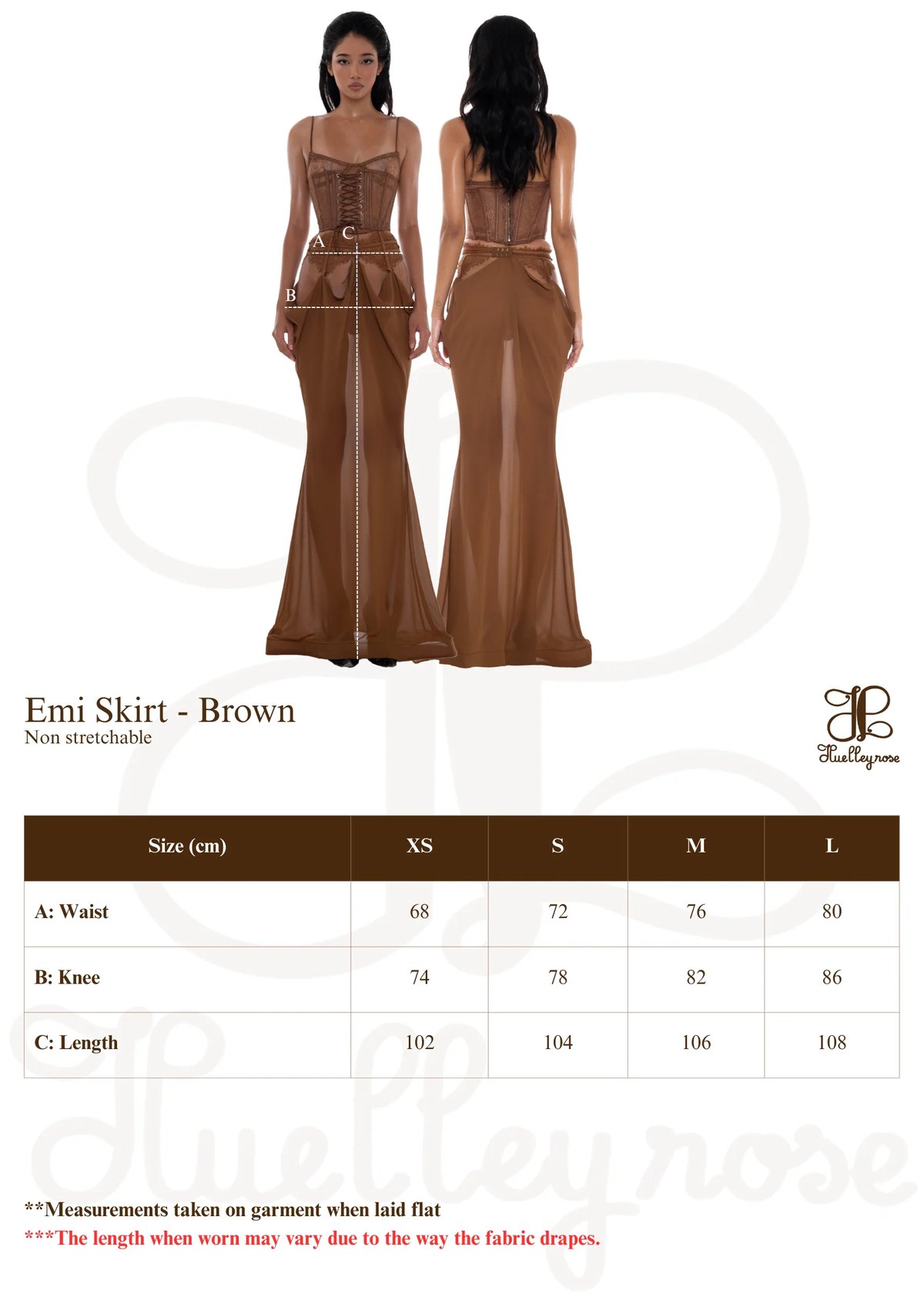 HUELLEYROSE Emi Set Brown