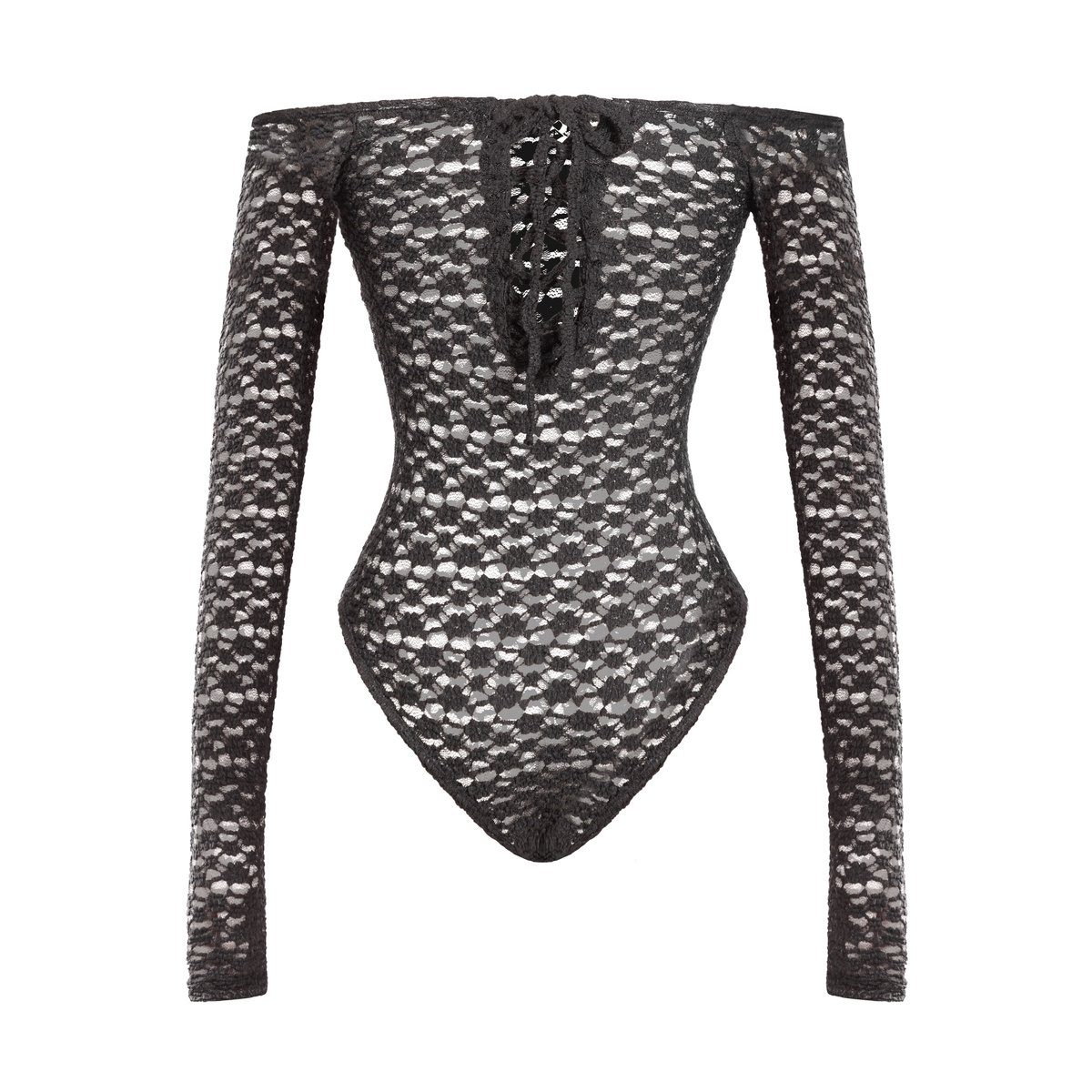 SISTERS Daisy Floral Lace Off-Shoulder Bodysuit