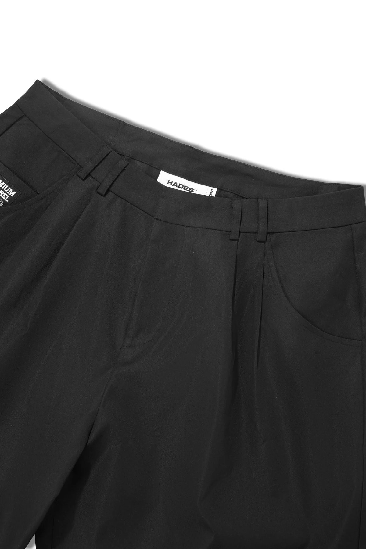 HADES Pleated Casual Shorts - Black
