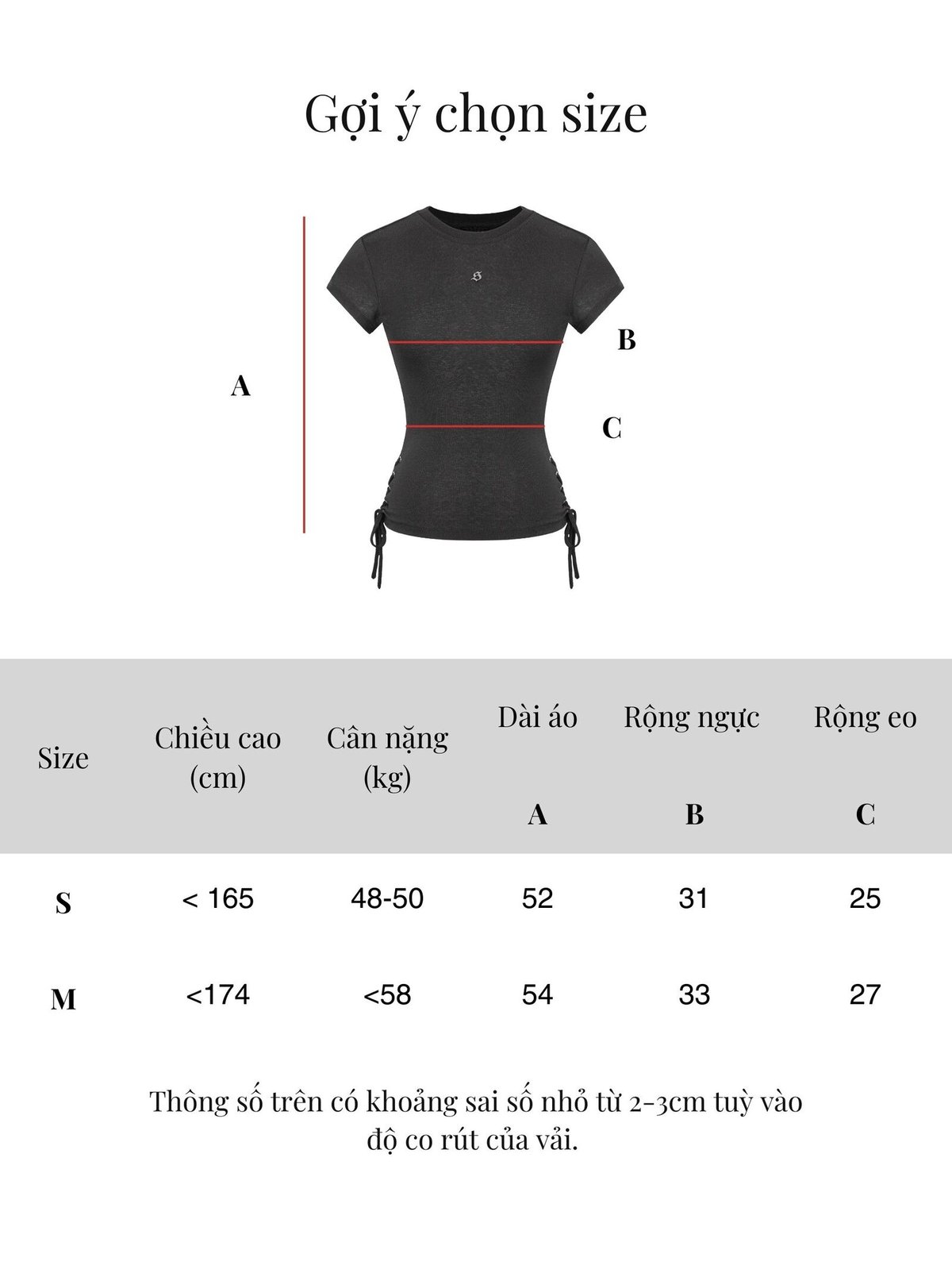SISTERS Lilybelle Side Lace-up Longline T-Shirt