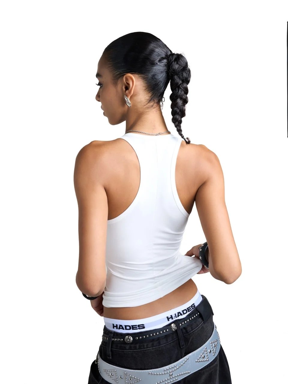HADES Afterburn Graphic Tank Top - White