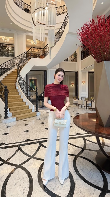 THAOBIBI 吊帶配披肩上衣
