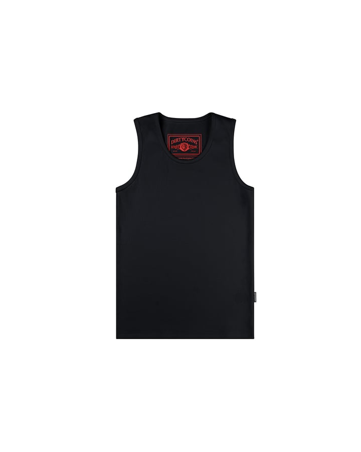 DIRTYCOINS Printed Label Tank Top